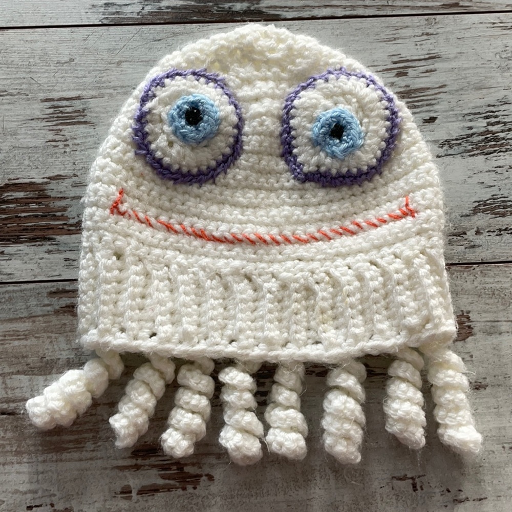 Handmade squid hat